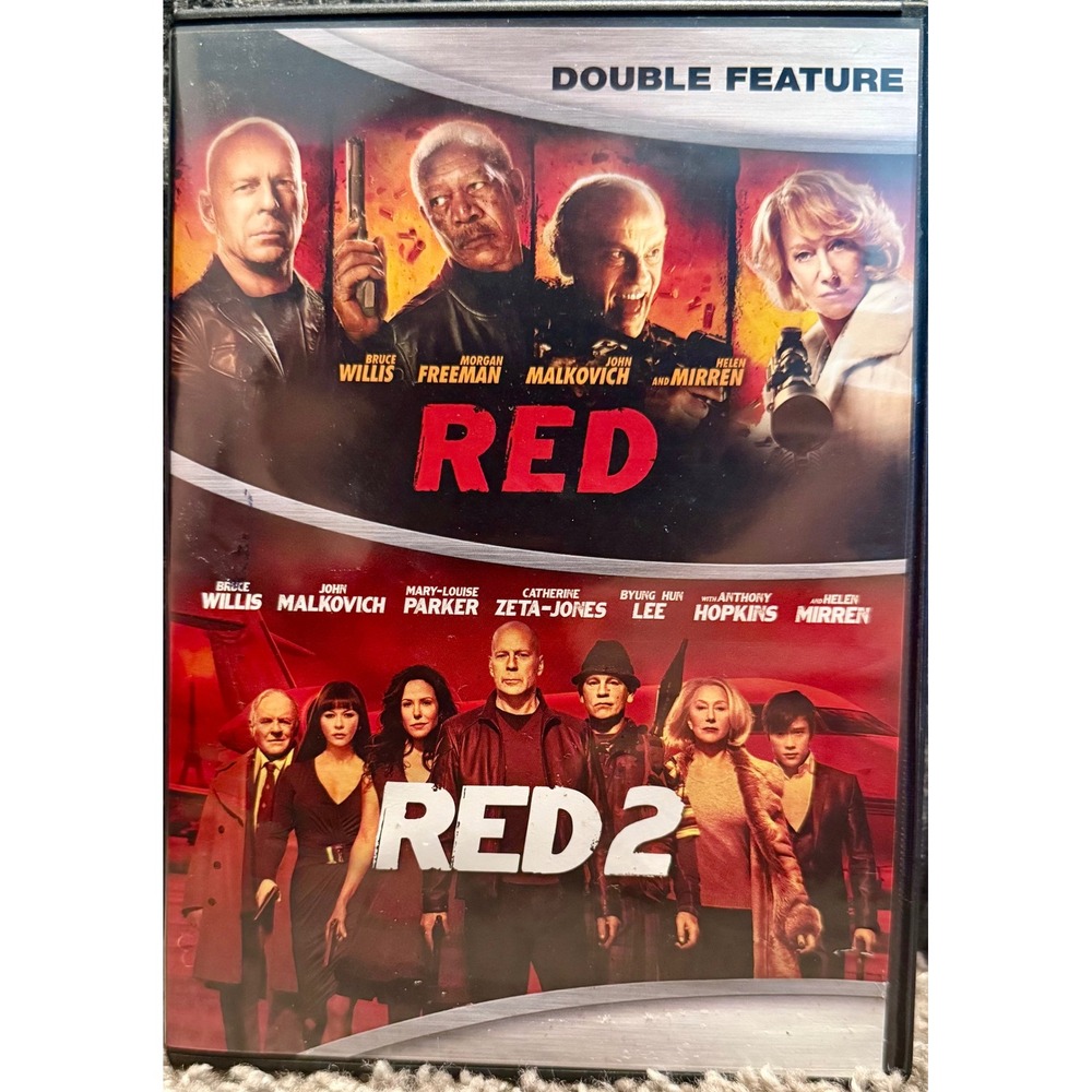 Lionsgate Red Red 2 Double Feature DVD Set Excellent Action Comedy